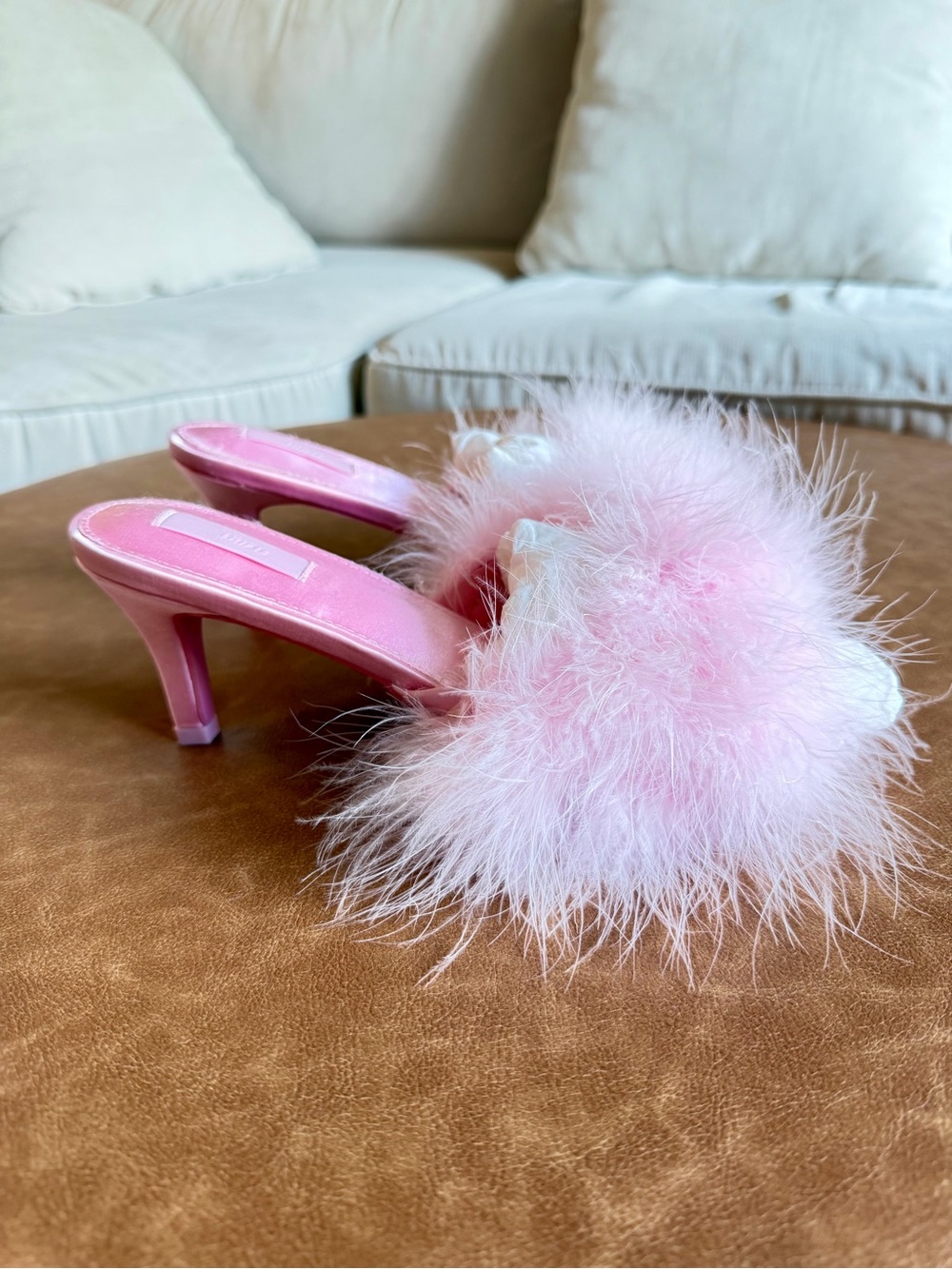 SKIMS Feather Kitten Heel Cherry Blossom - Picture 6 of 12
